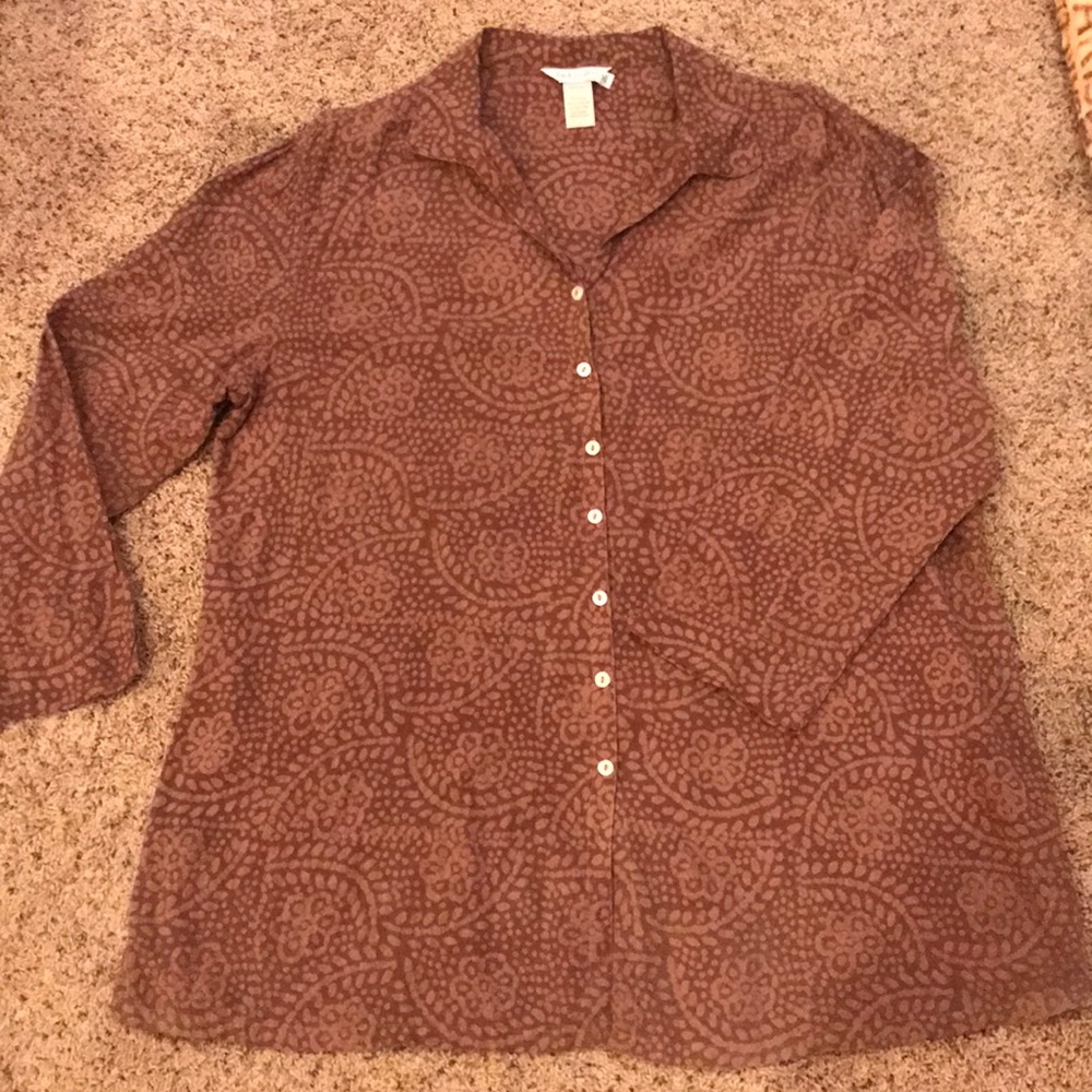 Lightweight cotton tunic by Fresh Produce size XL
